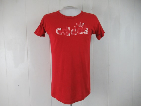 Vintage t shirt, Adidas t shirt, 1970s t shirt, r… - image 2