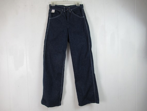 Vintage pants, 1960s pants, denim pants, work pant