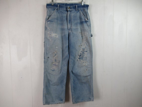 Vintage pants, distressed pants, Lee pants, denim