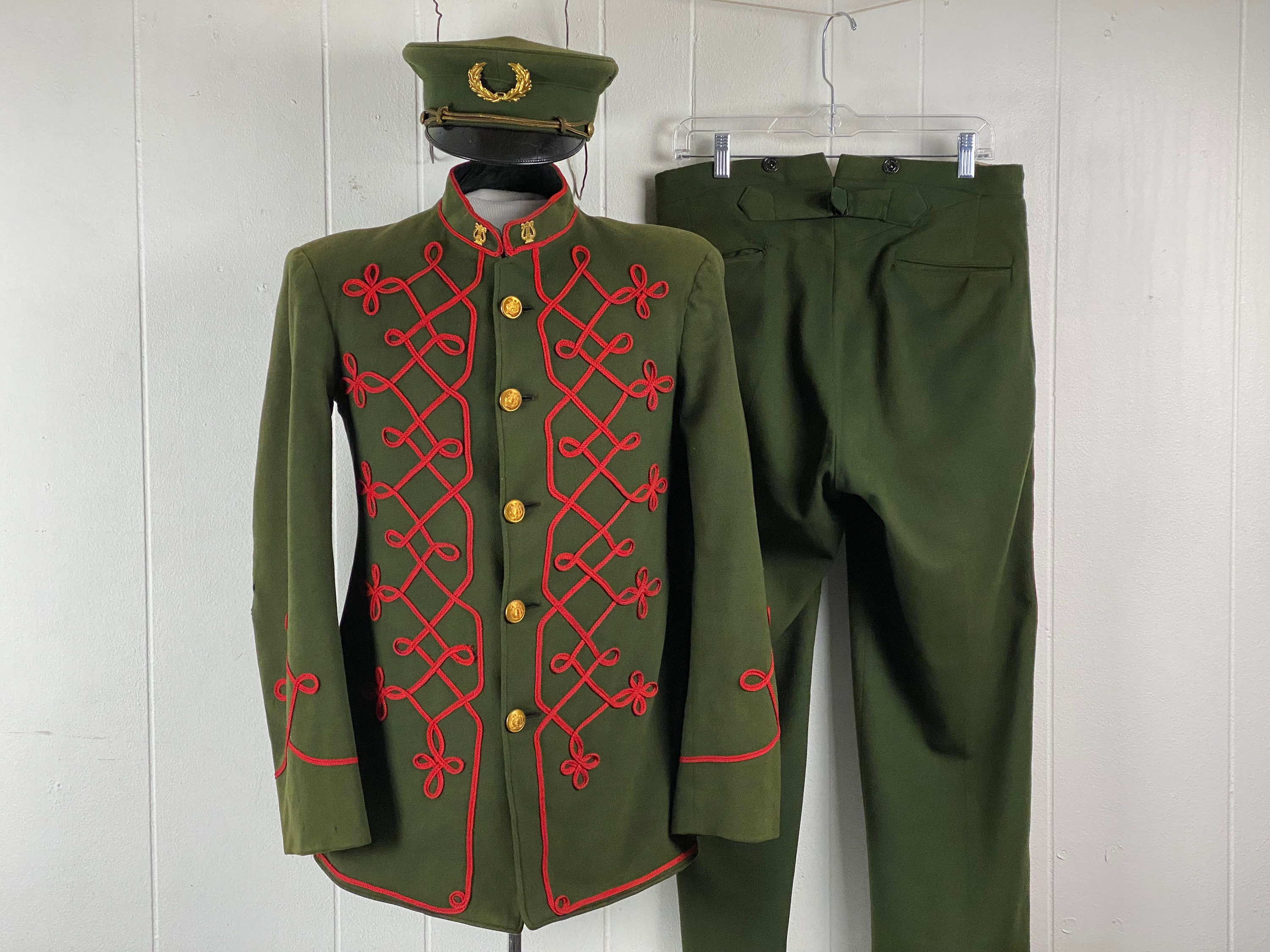 New 50s Majorette Handmade Military Marching Band Uniform Jacket