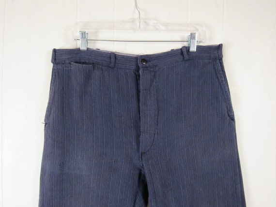 Vintage pants, 1930s work pants, cotton pants, cor