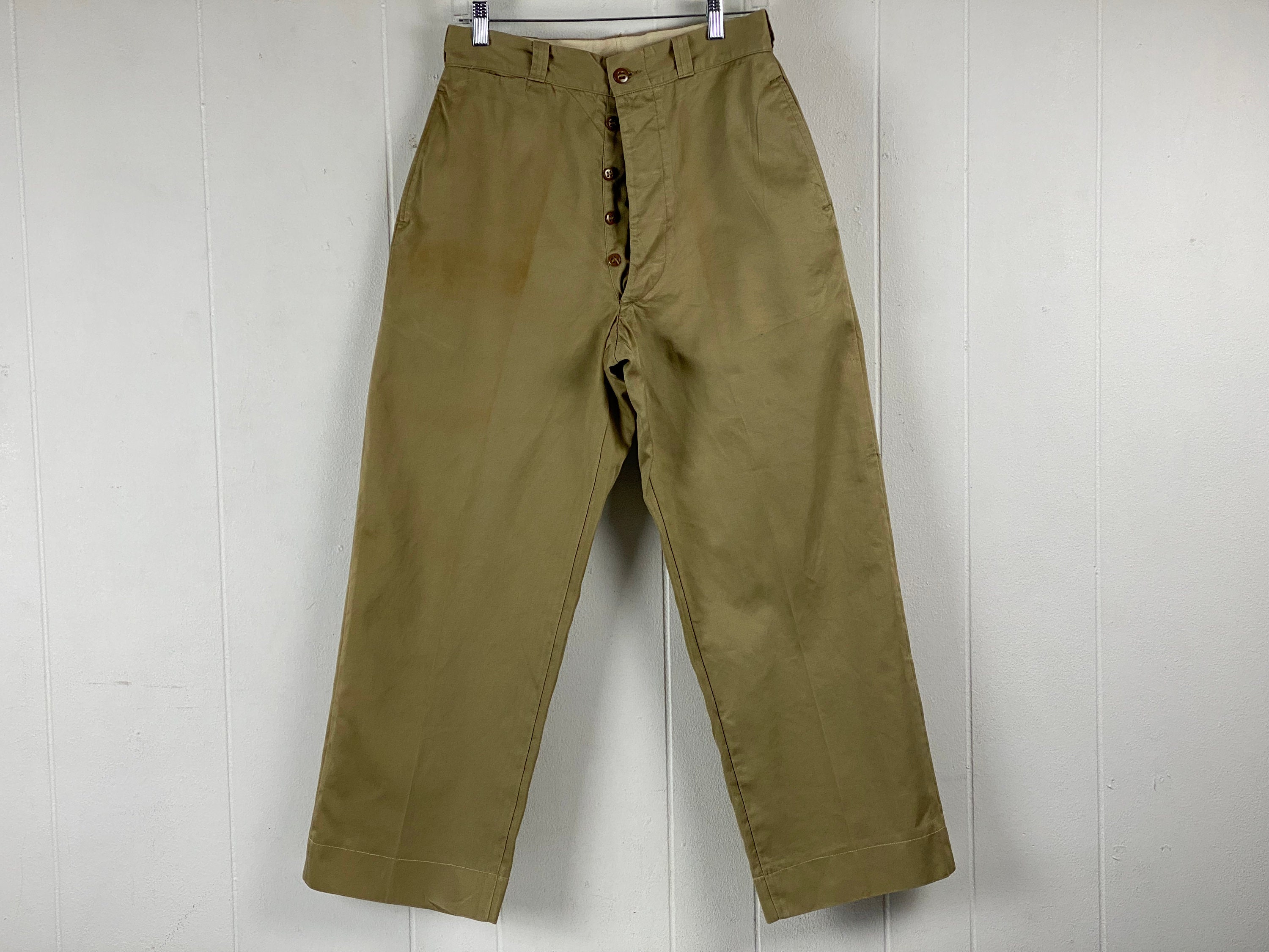 1950s Army Chino Pants - Etsy