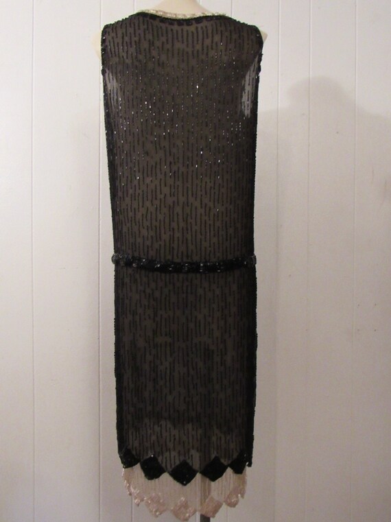 Vintage dress, 1920s dress, flapper dress, art de… - image 7