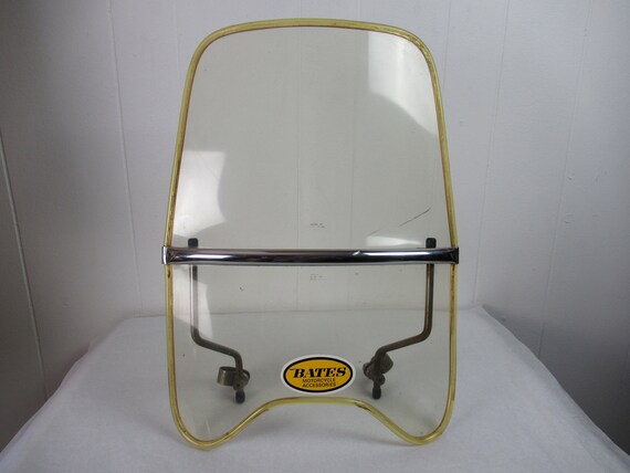 Vintage motorcycle windshield, Bates Motorcycle, m