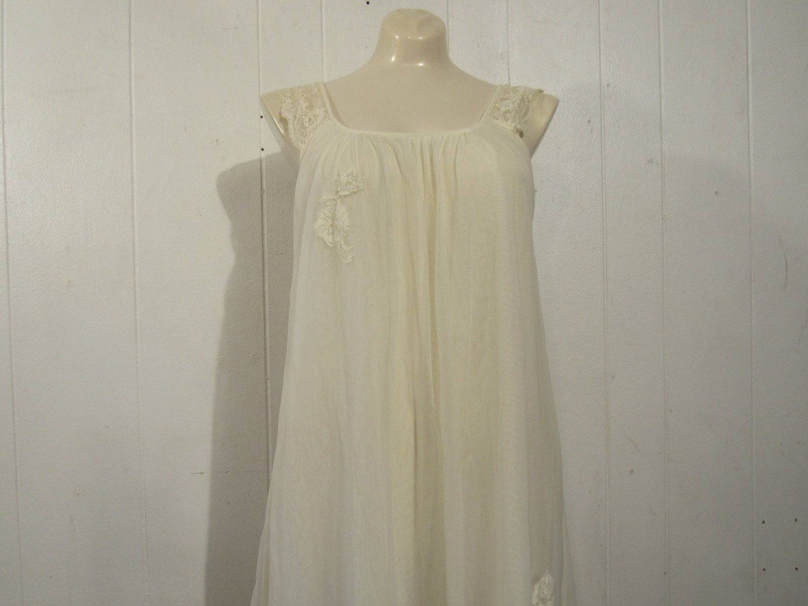 Vintage Nightgown Nighty Sheer Nightgown 1950s Nightgown - Etsy