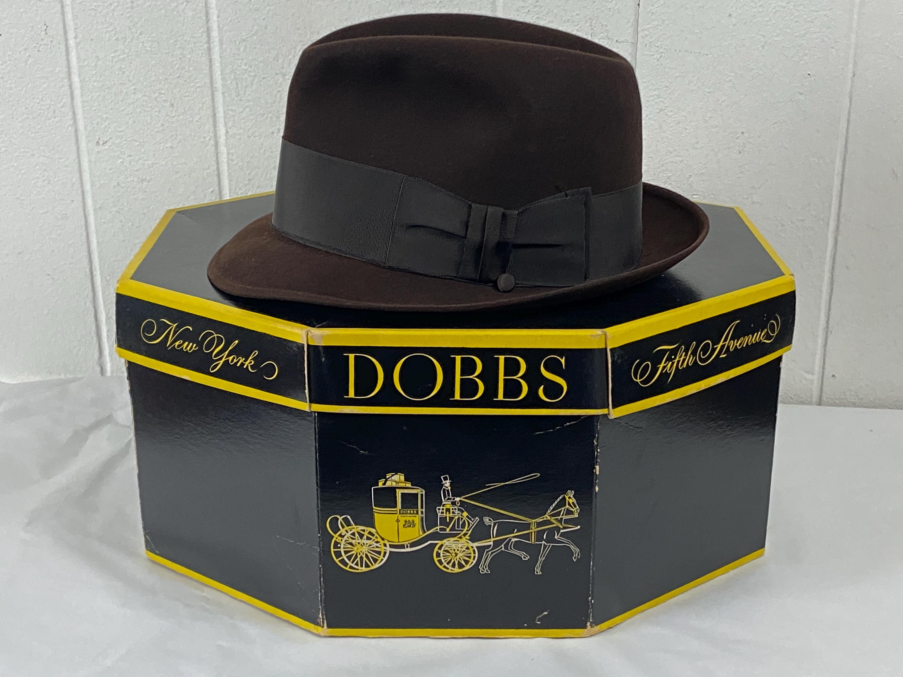 50s Vintage Dobbs Westward 7 1/4 58cm