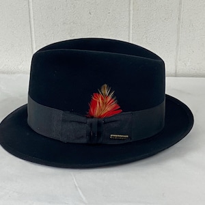 帽子 50s VINTAGE Mallory Twenty 7 1/4 58cm Stetson Mallory Hat - Etsy
