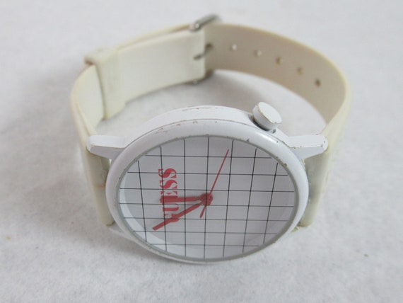 Vintage watch, Guess watch, 1990s watch, grid wat… - image 6