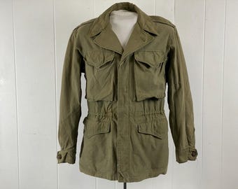1940's WWII M-43 Field Jacket US Army Fatigue Utility Combat