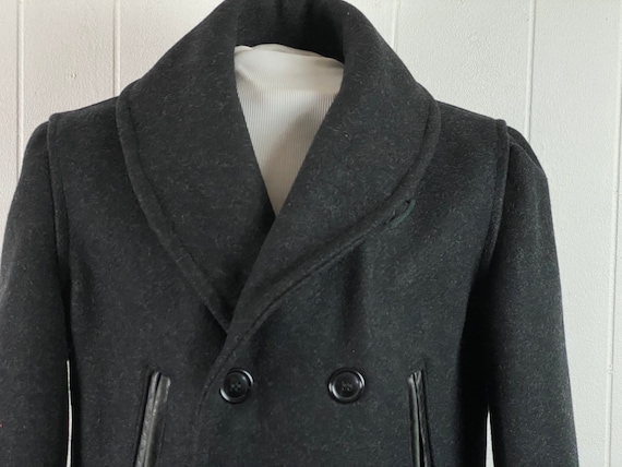 Vintage coat, 1940s coat, Railroad coat, MONTGOME… - image 2