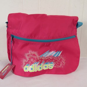 Vintage messenger bag, Adidas shoulder bag, 1980s Adidas bag, vintage Adidas, vintage luggage, vintage clothing, NOS image 3