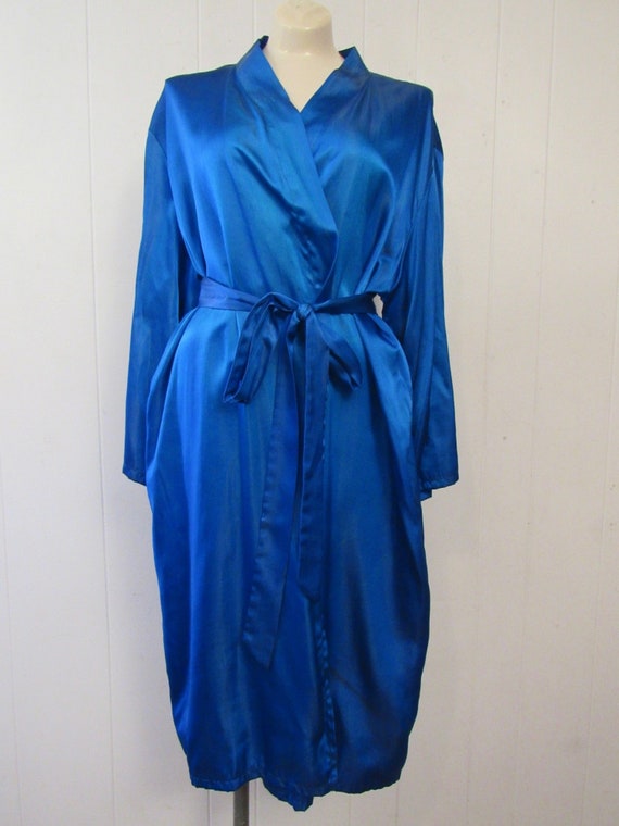 Vintage robe, Asian robe, silk robe, embroidered … - image 5
