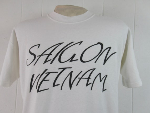 Vintage t shirt, 1980s t shirt, Saigon Viet nam t… - image 1