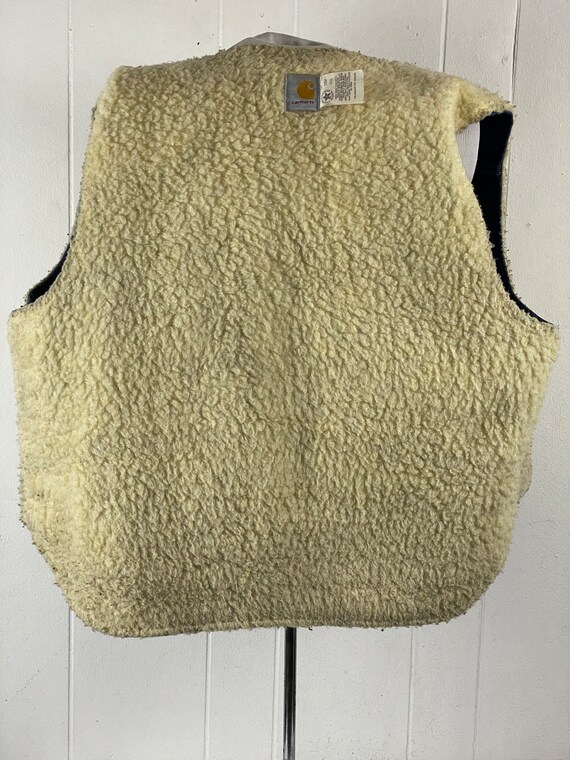 Vintage denim vest, size XXL, Carhartt vest, sher… - image 7