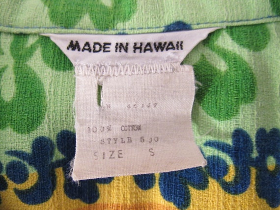 Vintage shirt, Hawaiian shirt, 1950s shirt, made … - image 4
