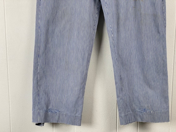 Vintage work pants, 36" X 28.5", 1930s pants, str… - image 6