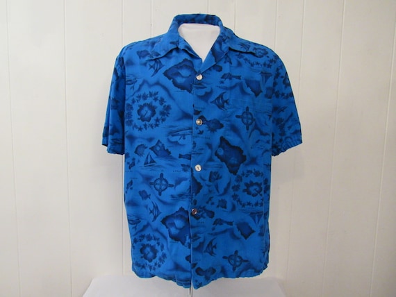 Vintage shirt, Hawaiian shirt, 1960s Hawaiian shir