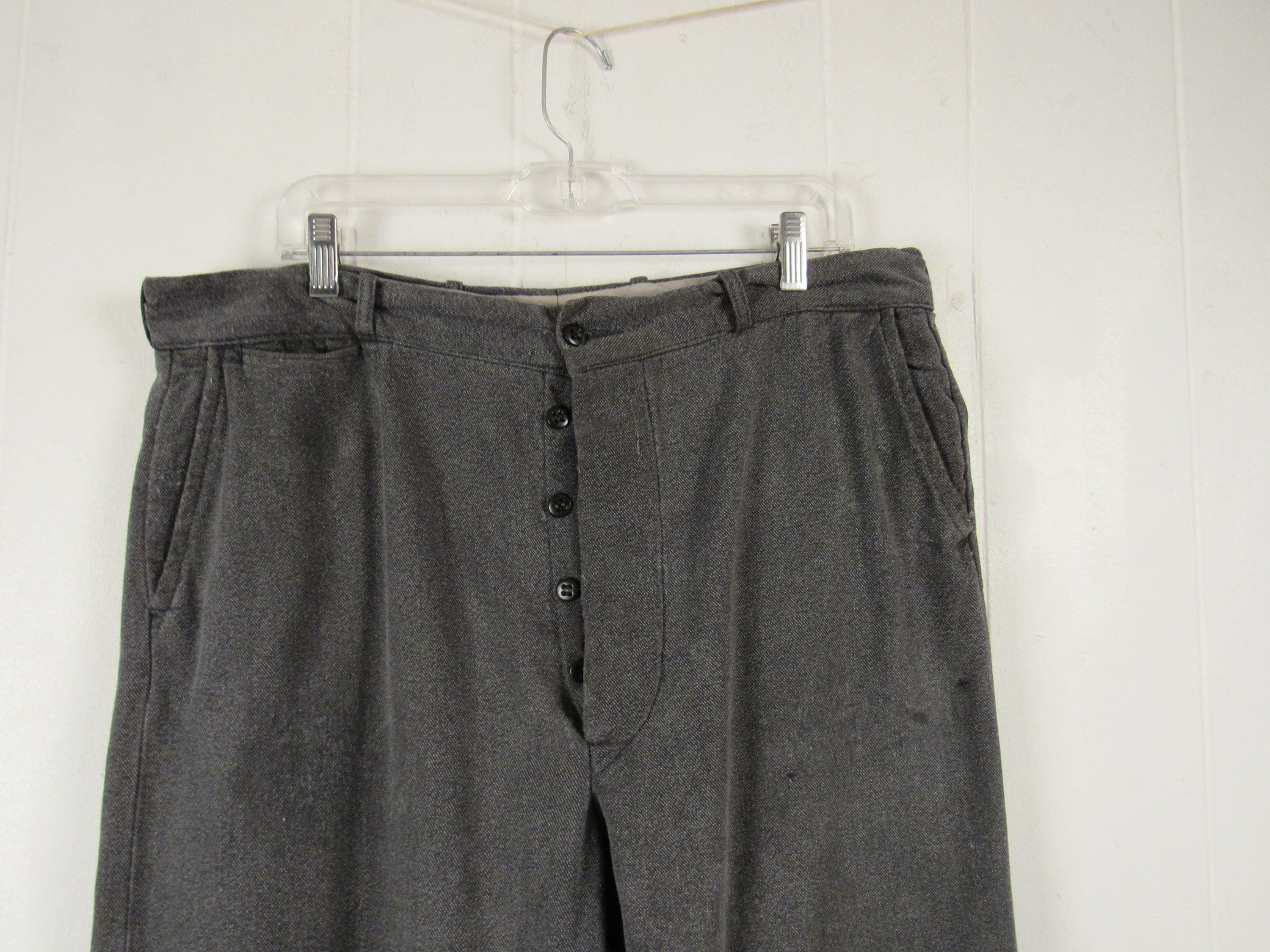 Vintage Work Pants, 1930s Pants, Pepperell Battle Axe