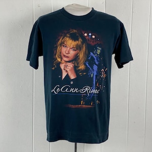 Vintage t shirt, size medium, LeAnn Rimes tour t shirt, concert t shirt, 1990s Country music t shirt, Pop music t shirt, vintage clothing