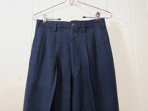 Vintage pants, 1940s pants, blue pants, Hollywood… - image 2