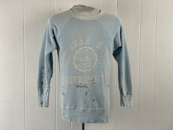 Hanes 60S WIND SHIELD L COTTON Gray ZIP HOODIE Used | eBay