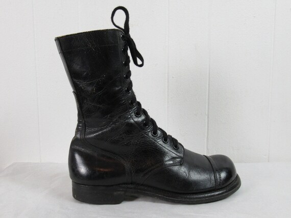 Vintage boots, combat boots, 1950s boots, military