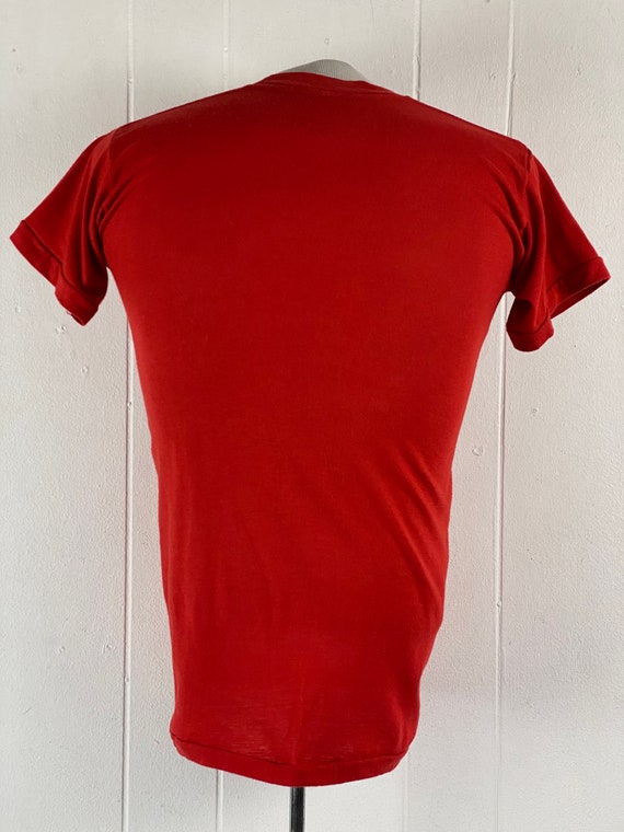 Vintage t shirt, size medium, 1970s t shirt, Mari… - image 5