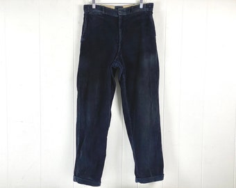 Vintage Denim Pants, U.S. Navy Pants, 1950s Denim Jeans