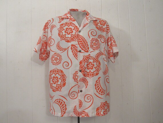 Vintage shirt, Hawaiian shirt, 1960s shirt, vinta… - image 1