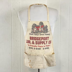 Vintage Workwear Apron - Etsy