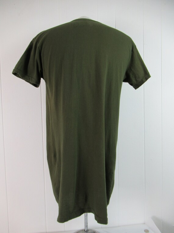 Vintage t shirt, U.S.M.C. t shirt, green t shirt,… - image 4