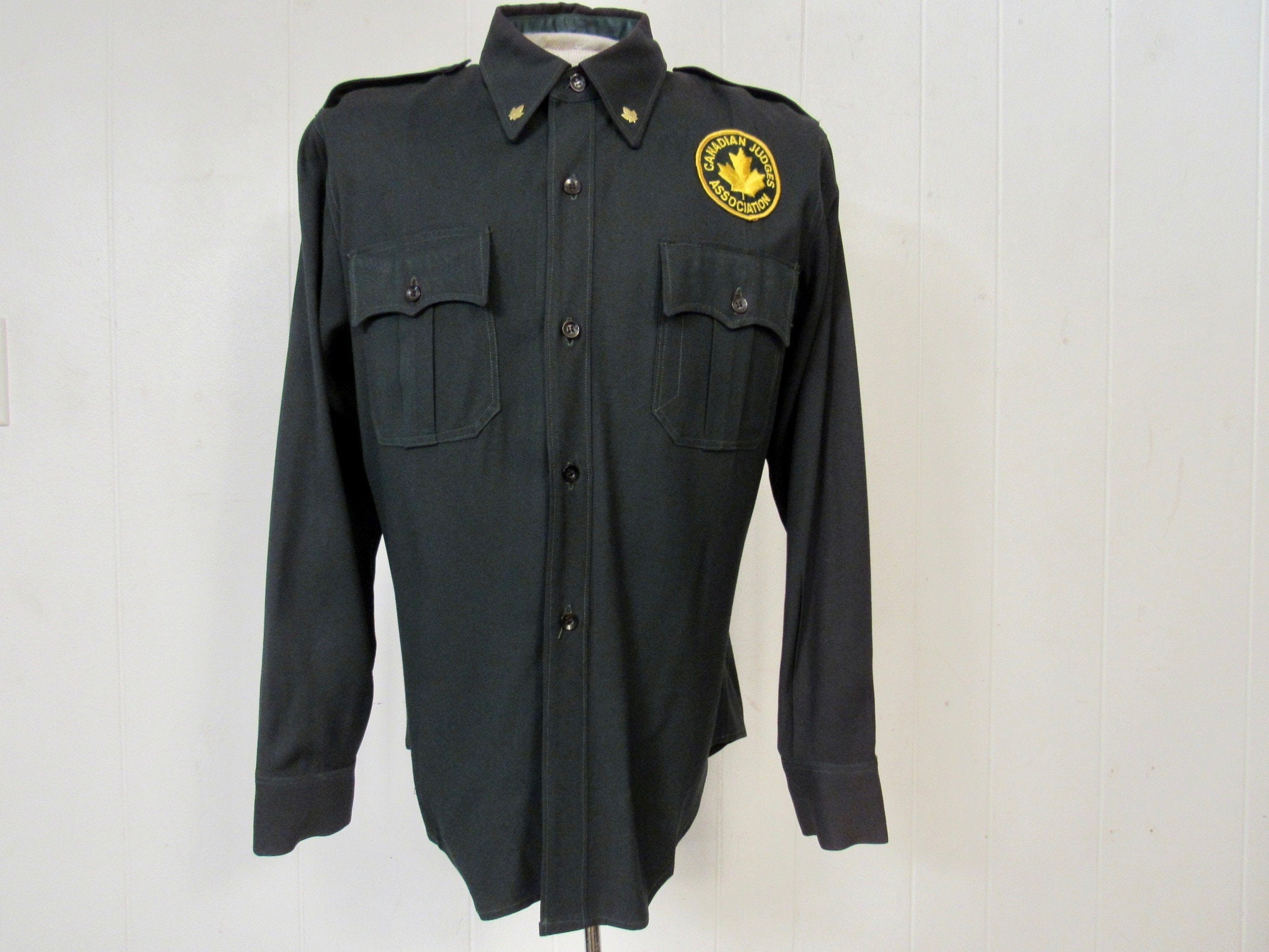 40s Gabardine Shirt - Etsy 40s Gabardine Shirt - Etsy