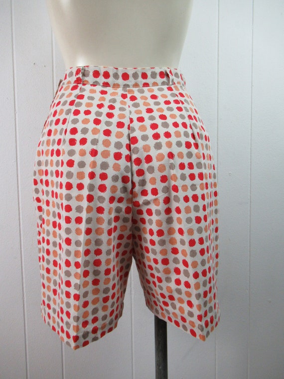 Vintage shorts, 1960s shorts, cotton shorts, polk… - image 5