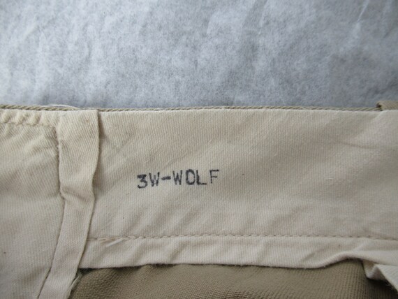 Vintage pants, khaki pants, Army pants, 1950s pan… - image 7