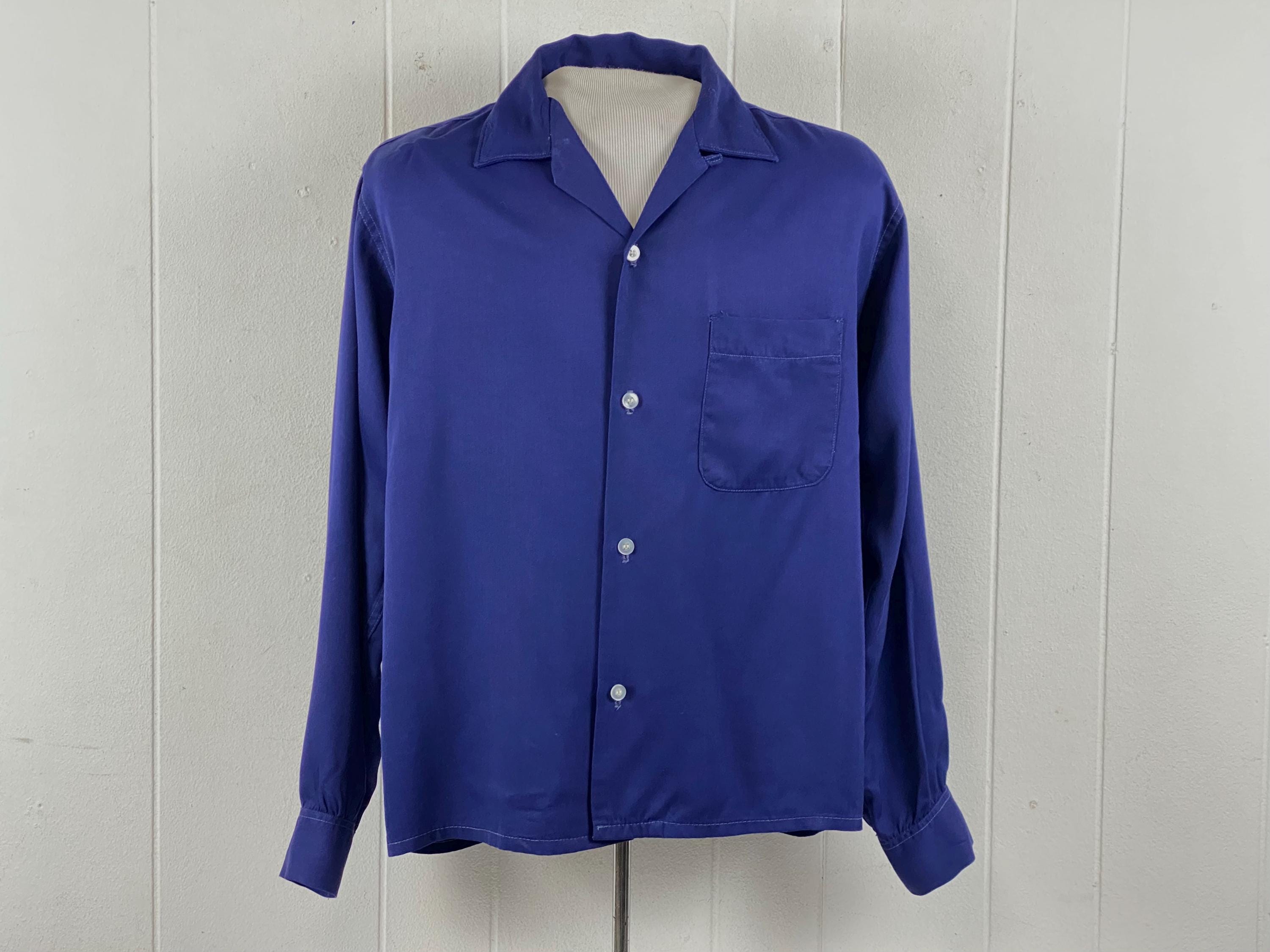 1950s Rayon Shirt - Etsy UK