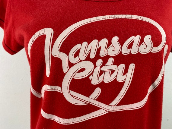 Vintage t shirt, 1970s t shirt, Kansas City t shi… - image 3