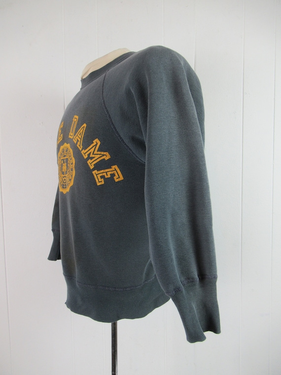 Vintage sweatshirt, Notre Dame sweatshirt, 1950s … - image 4