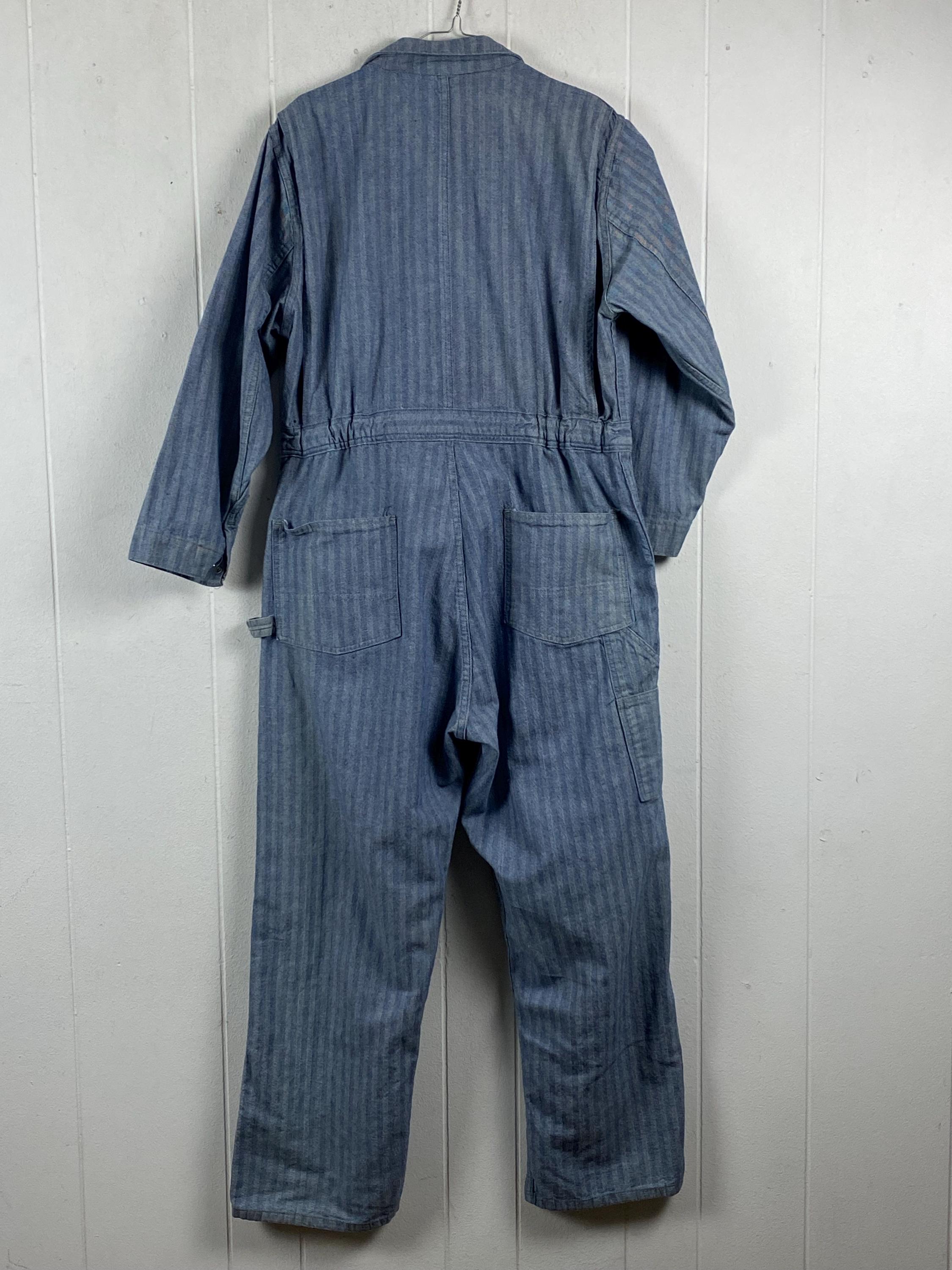 50s 60s paul bunyan overall オーバーオール Paul Bunyan Coveralls, Size 44 S, Vintage Coveralls, HBT Coveralls