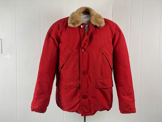 1960s Eddie Bauer, Size Large, 1960s Coat, Bauer Down Coat