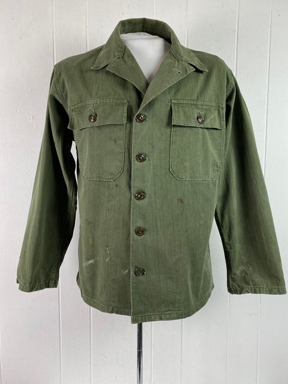 Vintage jacket, Army jacket, 1940s jacket, HBT jacket… - Gem