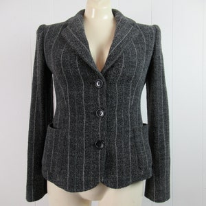 Vintage jacket, Armani jacket, pinstripe jacket, designer jacket, Armani Collezioni, women&#39;s jacket, vintage clothing, size small