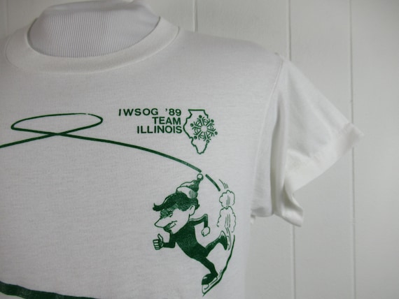 Vintage t shirt, 1980s t shirt, elf t shirt, IWSOG Illinois, vintage clothing, size large View 4