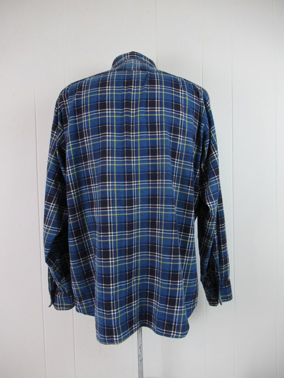 Vintage shirt, flannel shirt, cotton flannel shir… - image 4