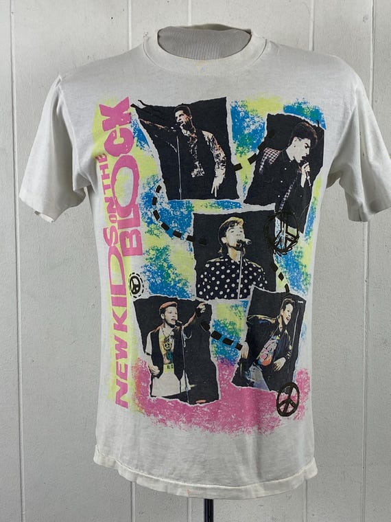 1980s T Shirt, Size Medium, New Kids on the Block T Shirt, Boy