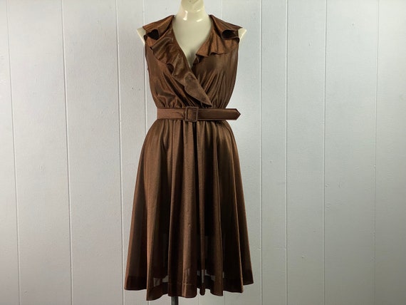 Vintage dress, 1960s dress, 1970s dress, Disco dr… - image 1