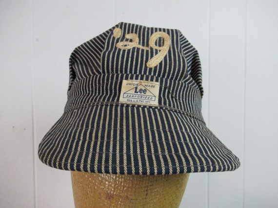 Vintage hat, Engineer hat, Lee housework, vintage