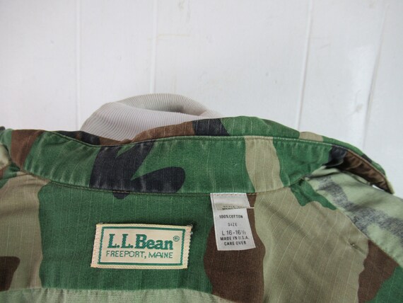 Vintage shirt, camo shirt, L.L. Bean shirt, 1970s… - image 6