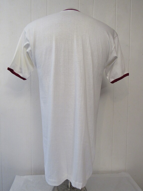 Vintage running man t shirt, size large, 1950s t … - image 4