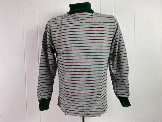 Vintage T Shirt 1960s Shirt Turtle Neck Shirt Striped Shirt Kmart Shirt K Mart Green Shirt Vintage Clothing Size Medium NOS Etsy Ireland