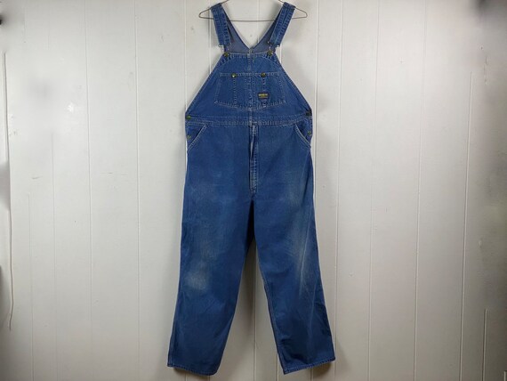 Vintage overalls, denim overalls, 1970s overalls,… - image 1